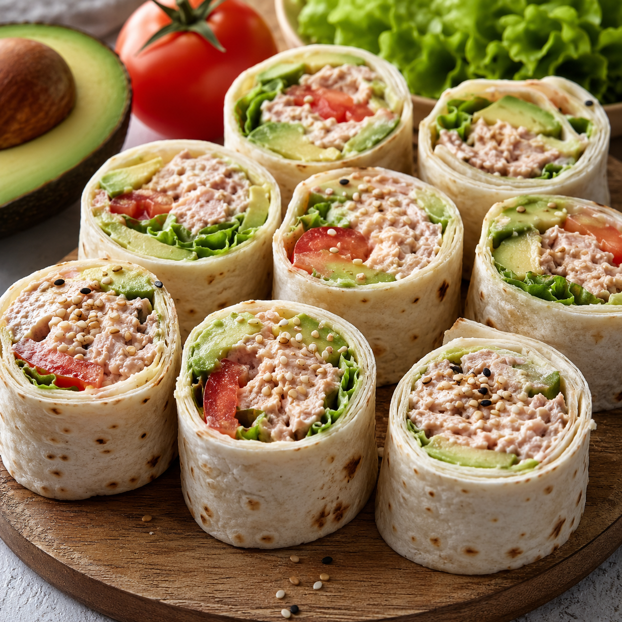 Mini wraps thon avocat