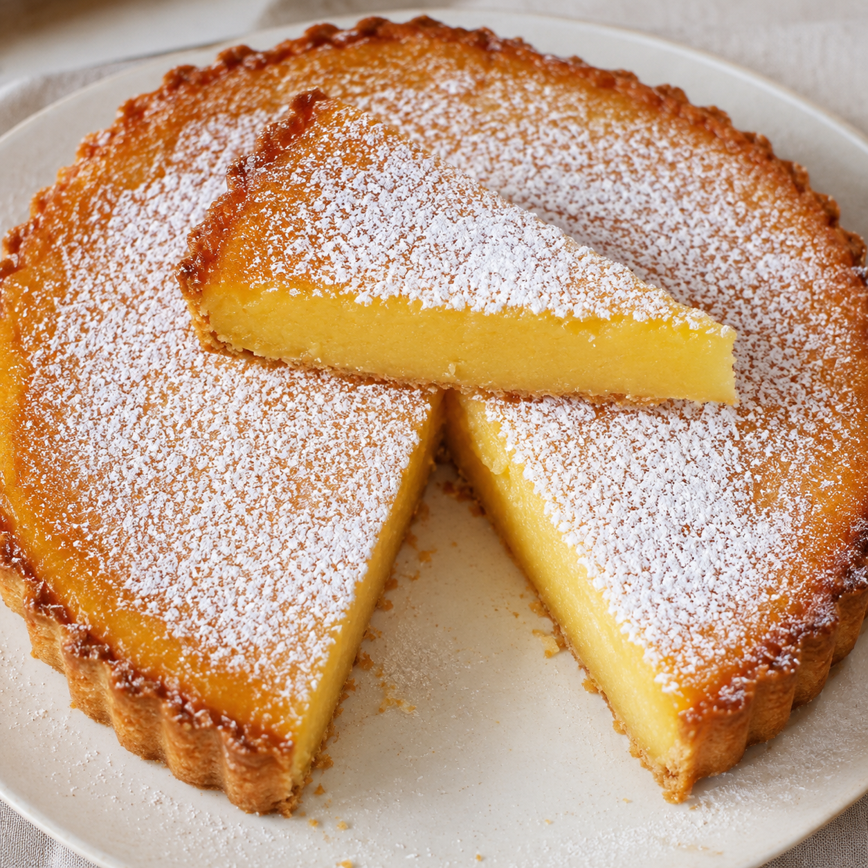 Tarte citron amande
