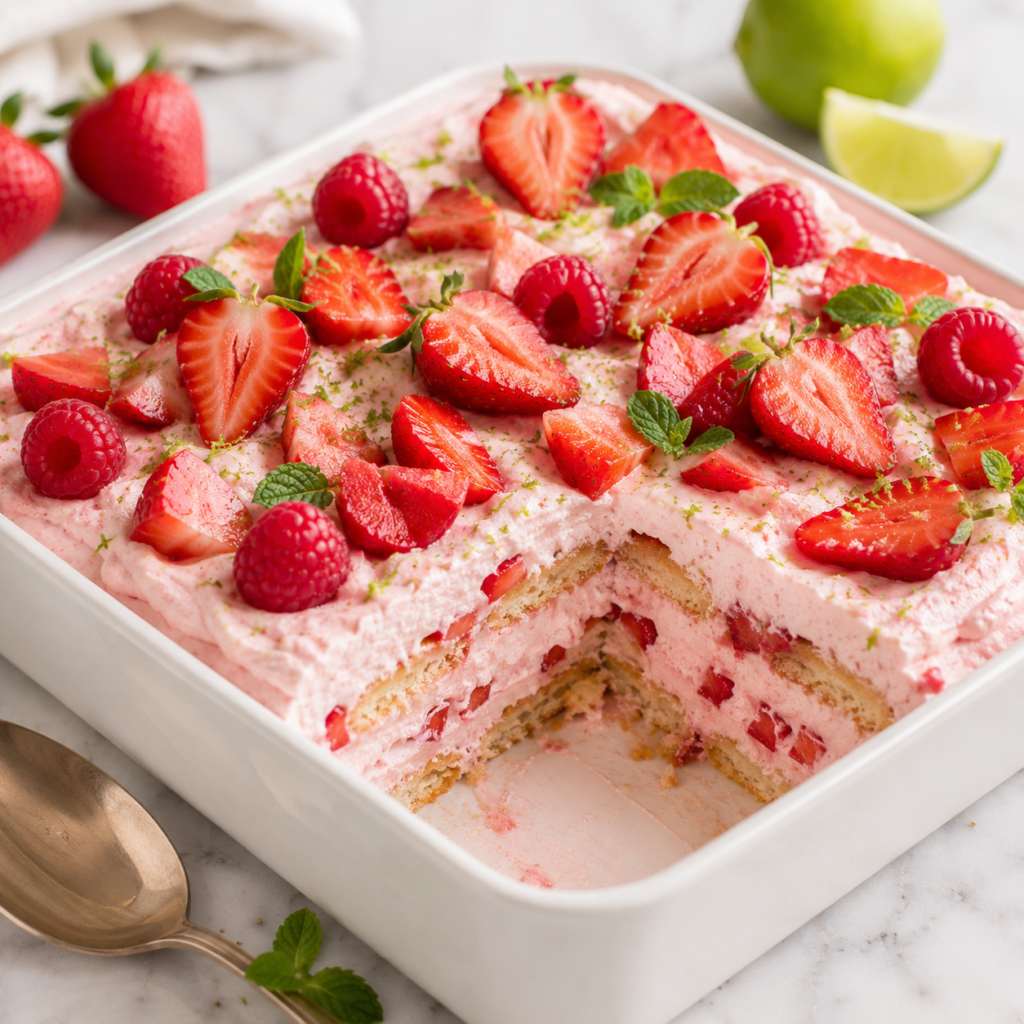 Dessert Nuage de Fraises