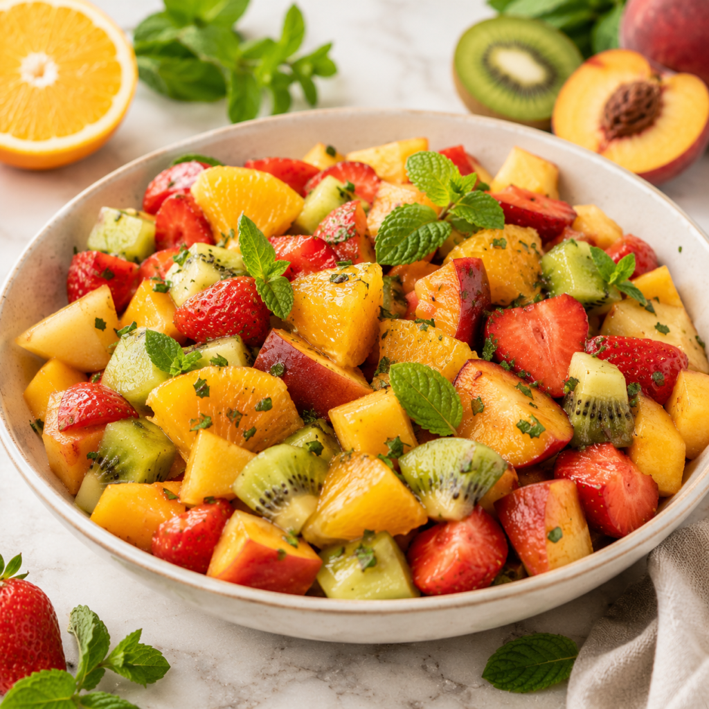 Salade de Fruits Frais à la Menthe