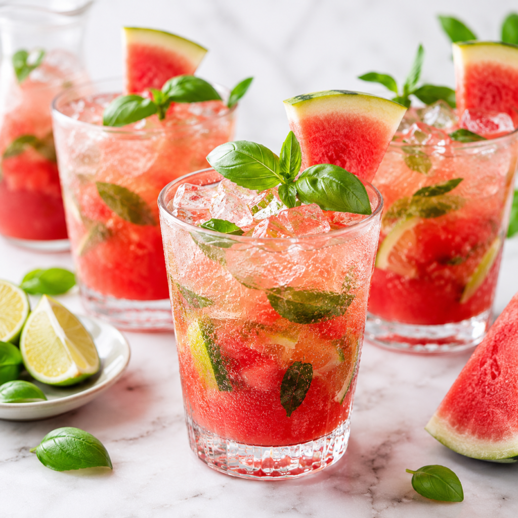 Mojito Pastèque et Basilic