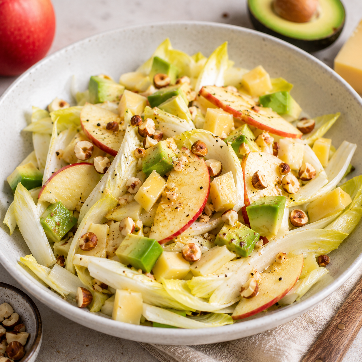 Salade Endives Avocat et Comté