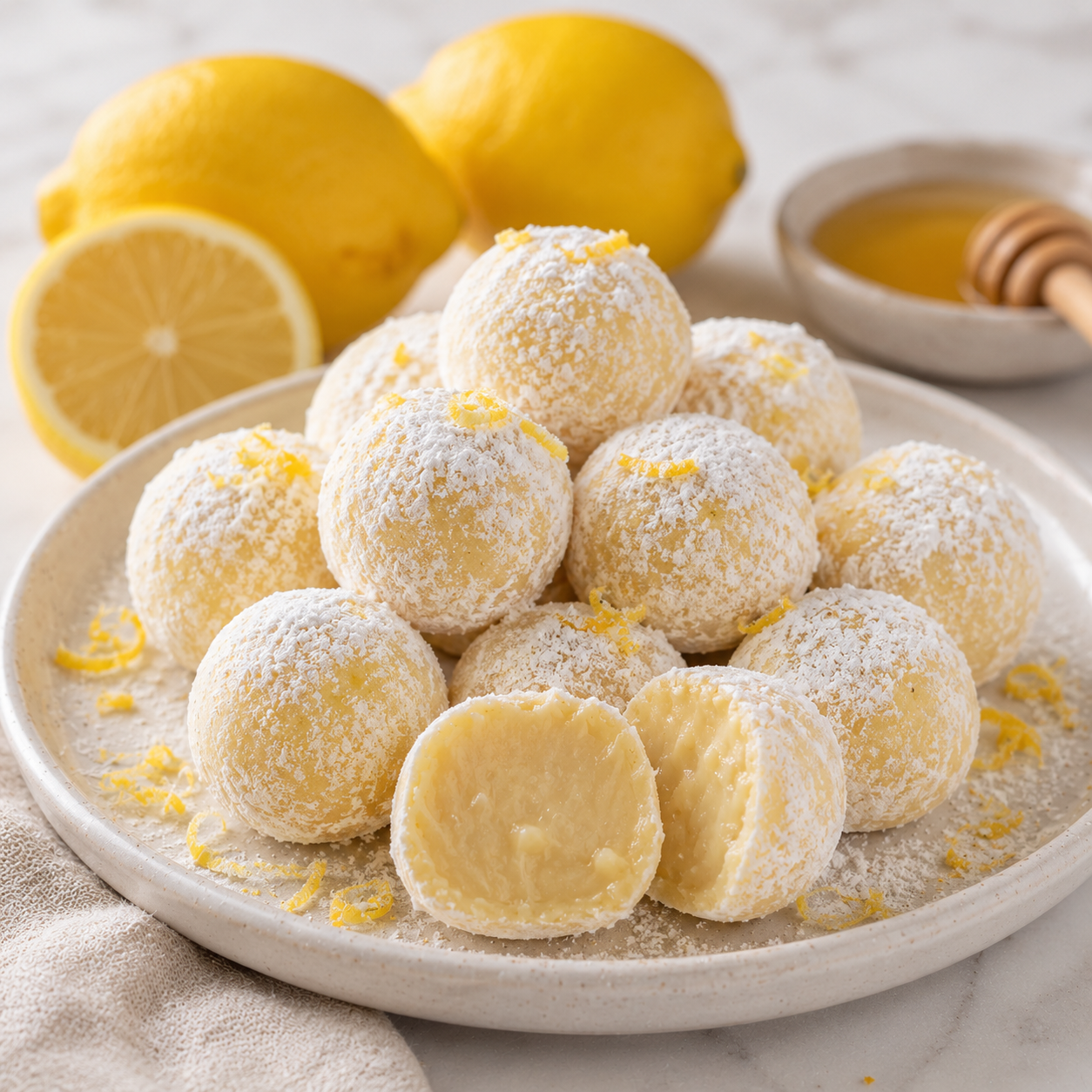 Truffes au Citron Légères
