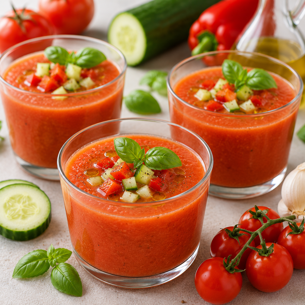 Gaspacho Tomate-Concombre