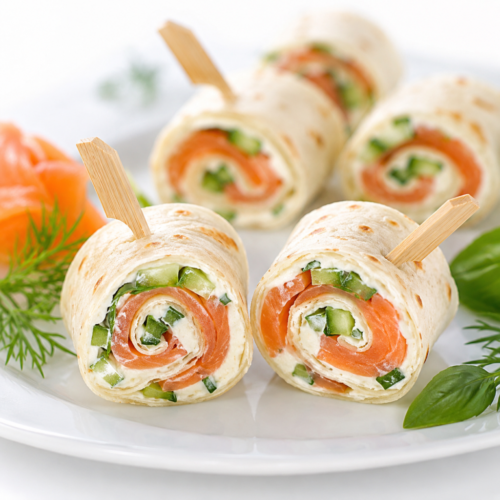 Wrap Light au Concombre et au Saumon