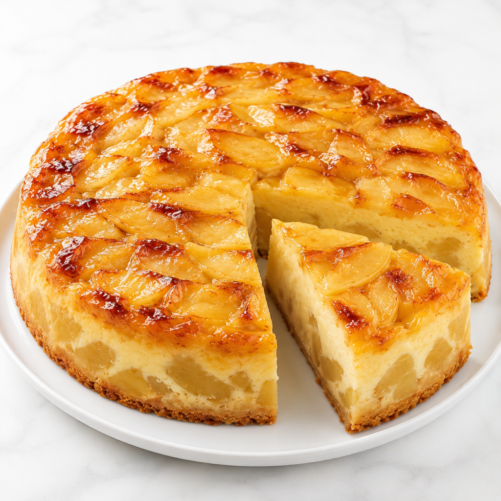 Flan aux Pommes et Yaourt à tomber par terre