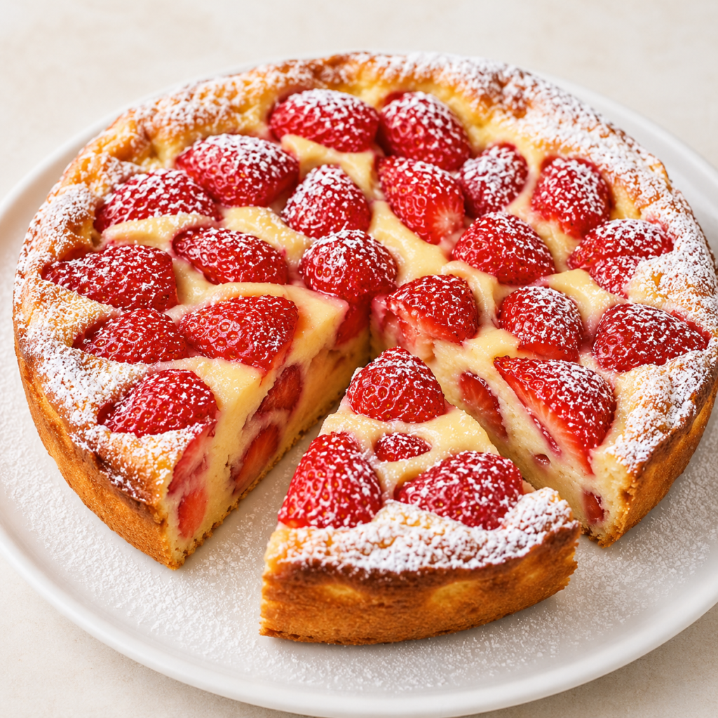 Clafoutis Léger aux Fraises