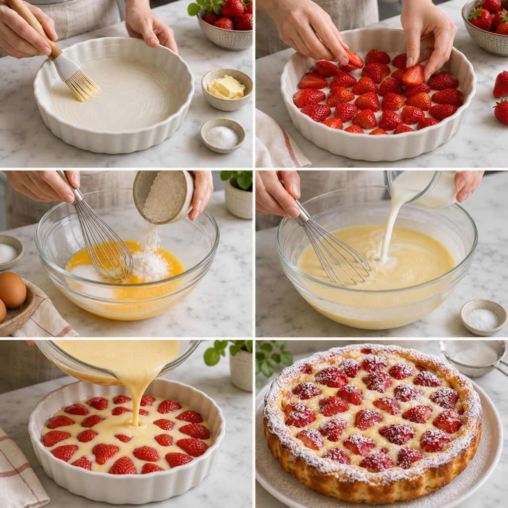 Clafoutis Léger aux Fraises