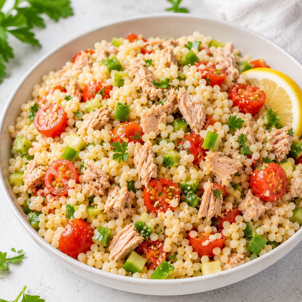 Salade Semoule Tomate et Thon