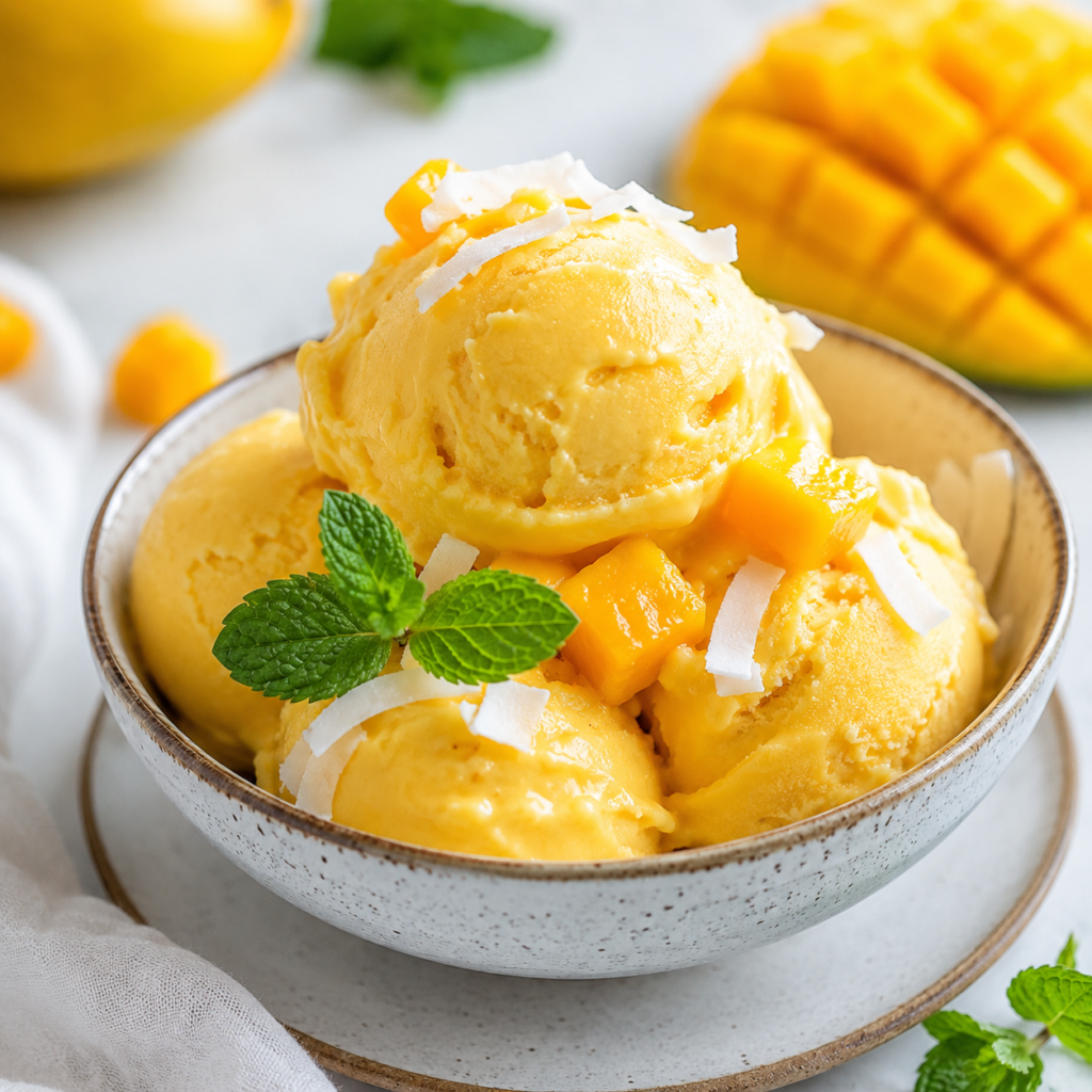 Glace Mangue Légère
