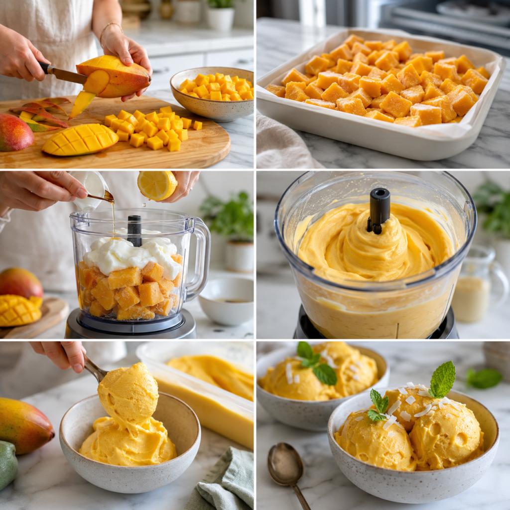 Glace Mangue Légère