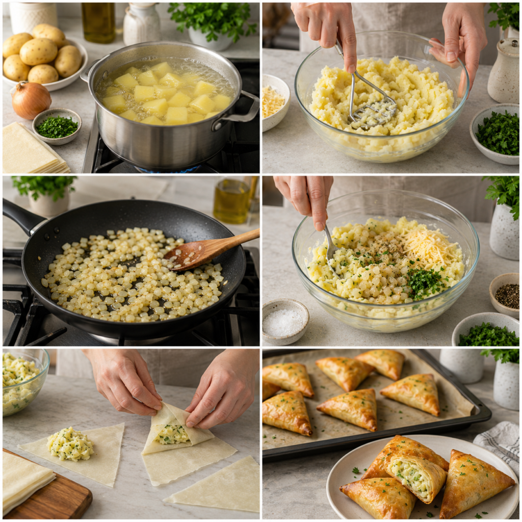 Samoussas Pomme de Terre et Fromage