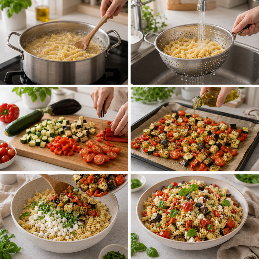 Salade de Pâtes aux Légumes du Soleil