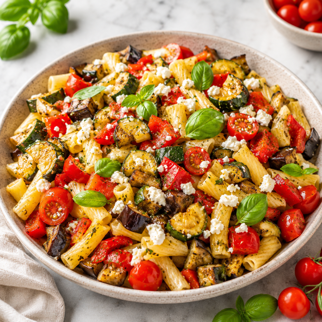 Salade de Pâtes aux Légumes du Soleil