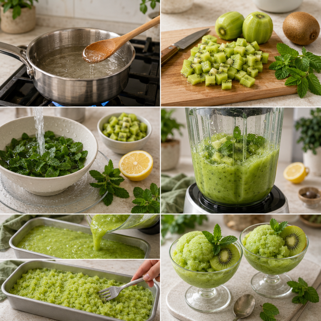 Sorbet Kiwi Menthe