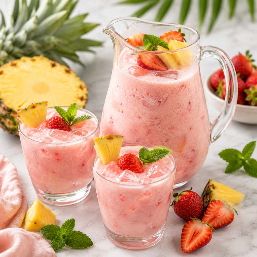 Piña Colada aux Fraises