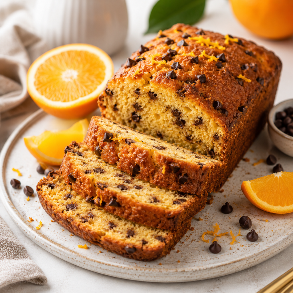 Cake à l’Orange et Pépites de Chocolat