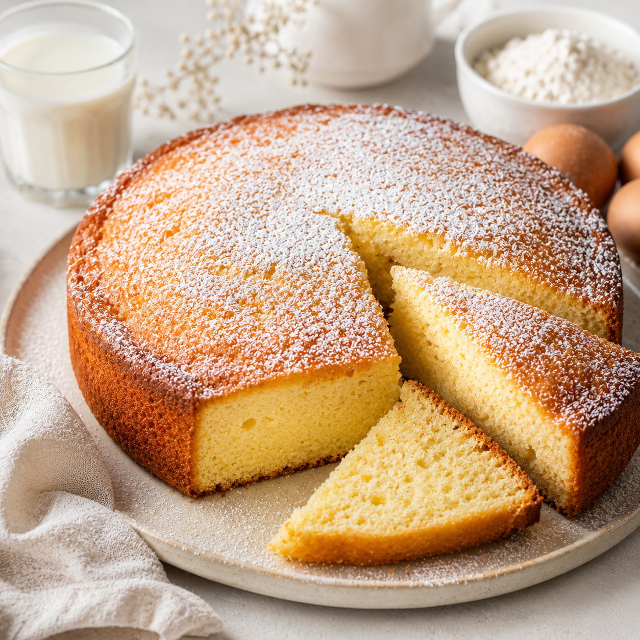 Gâteau Verre de Lait