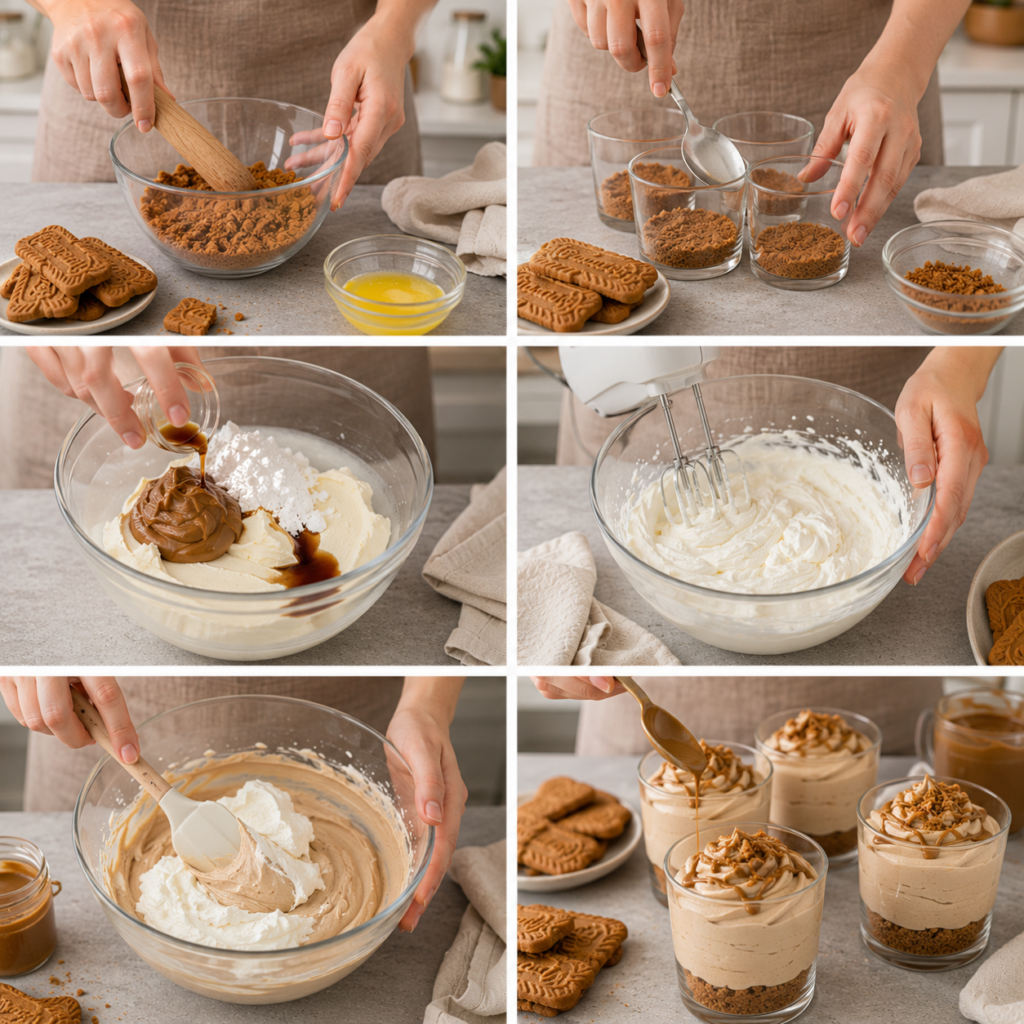 Verrine Mousse Spéculoos