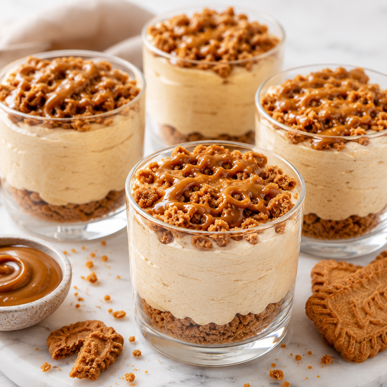 Verrine Mousse Spéculoos