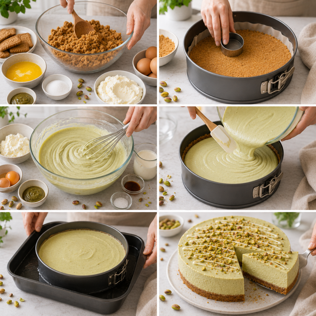 Cheesecake Rêveux à la Pistache