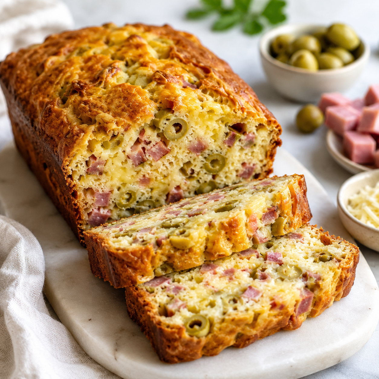 Cake aux Olives et Jambon