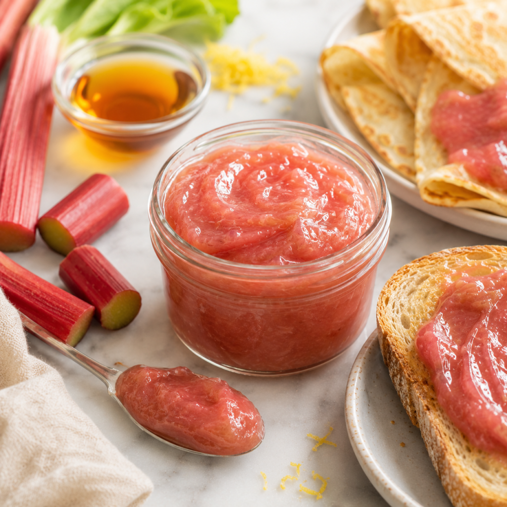 Beurre de Rhubarbe à l’Érable