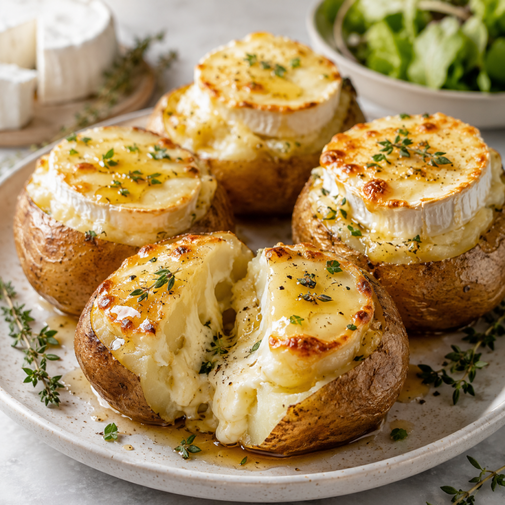 Pommes de Terre Farcies au Chèvre