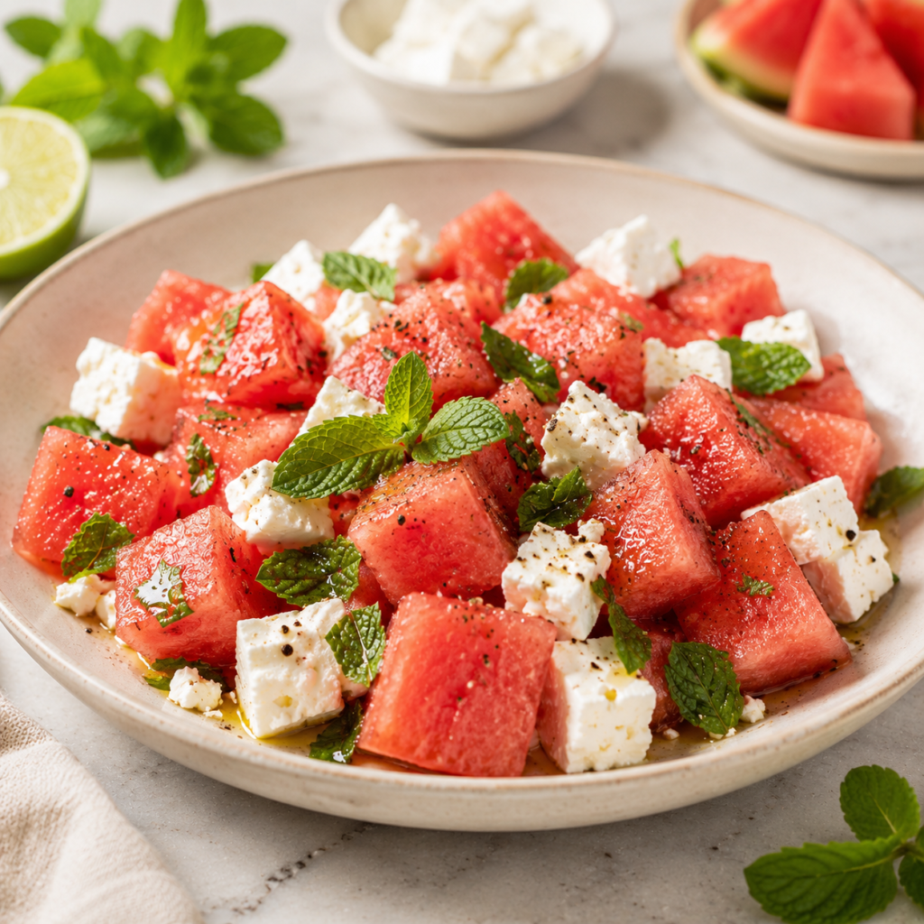 Salade de Pastèque et Feta