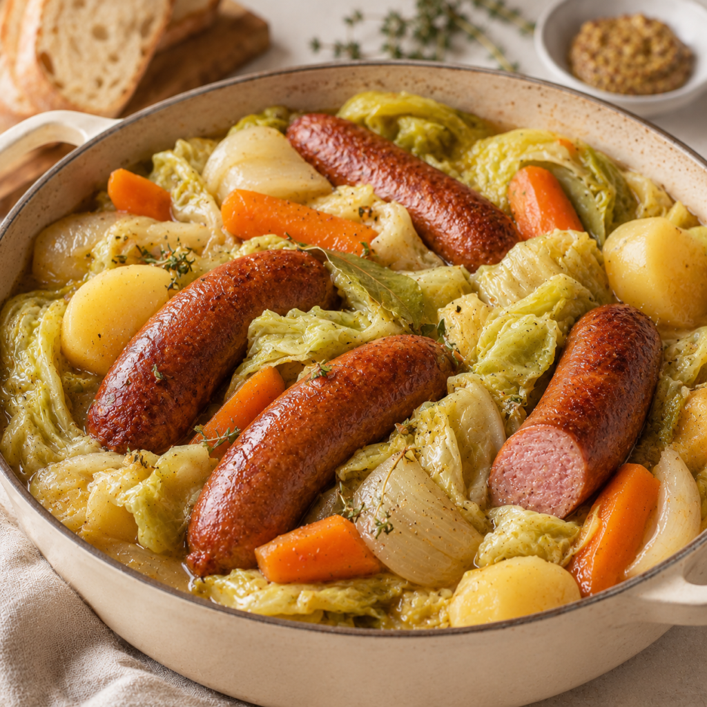 Potée aux Saucisses et Chou