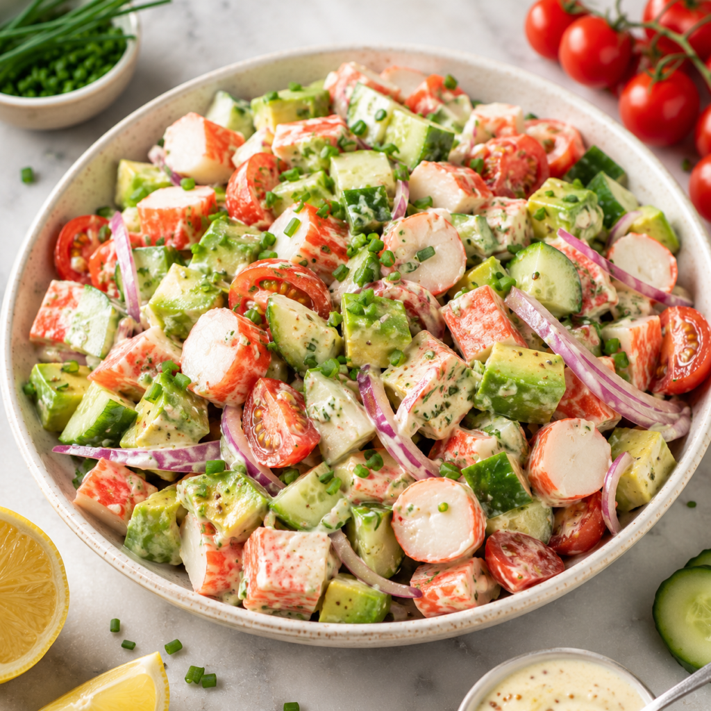 Salade de Surimi et Avocat