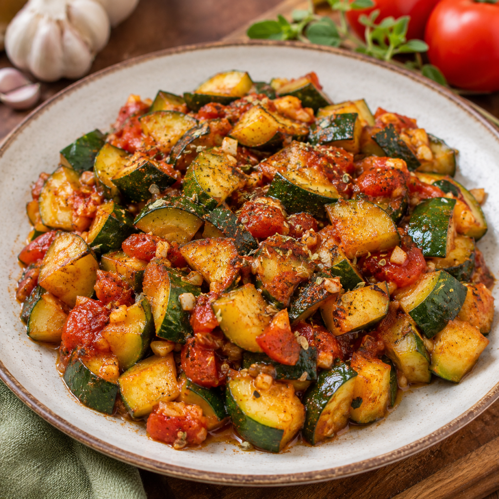 Courgettes Sautées à l’Ail et au Paprika