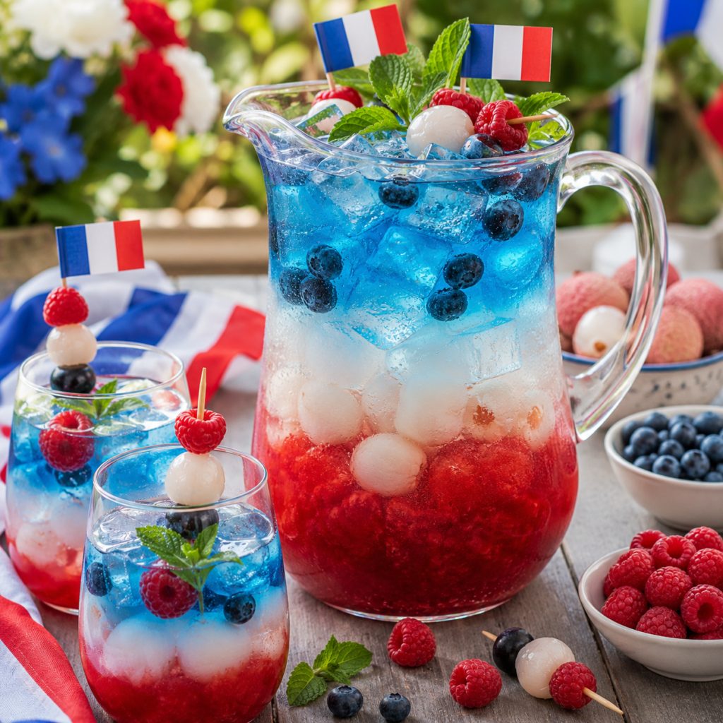 Punch Tricolore Bleu Blanc Rouge
