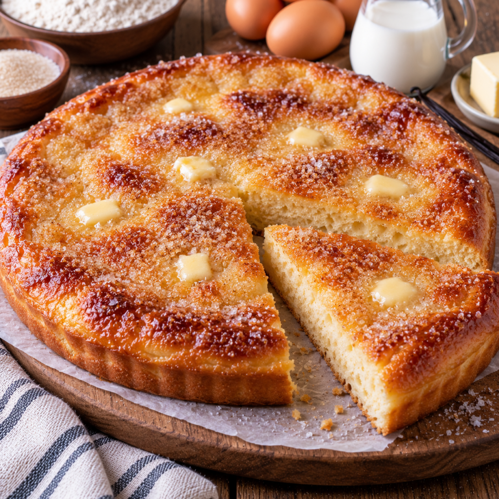 Tarte au sucre ultra moelleuse