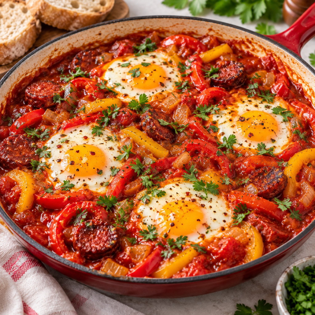 Chachouka au chorizo