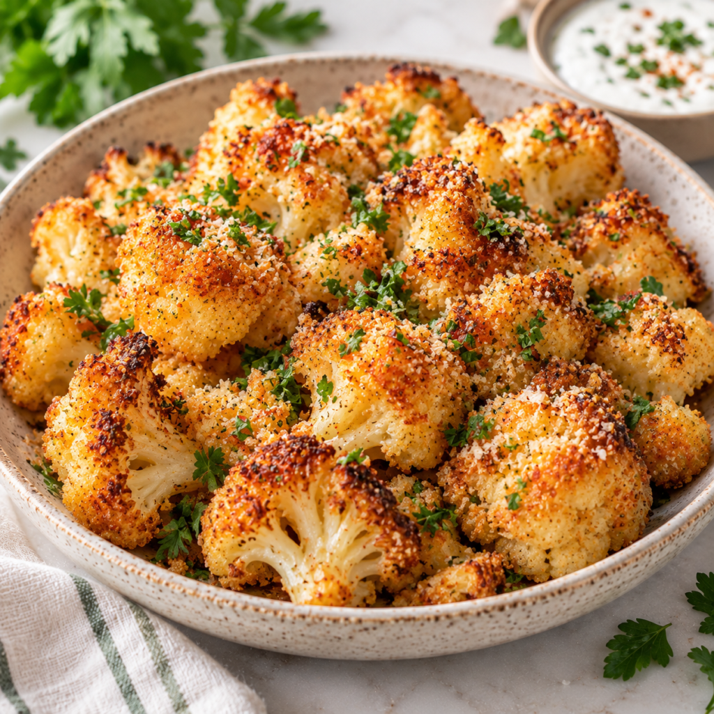 Chou-fleur rôti au parmesan