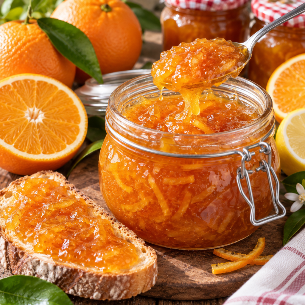 Confiture d’orange maison