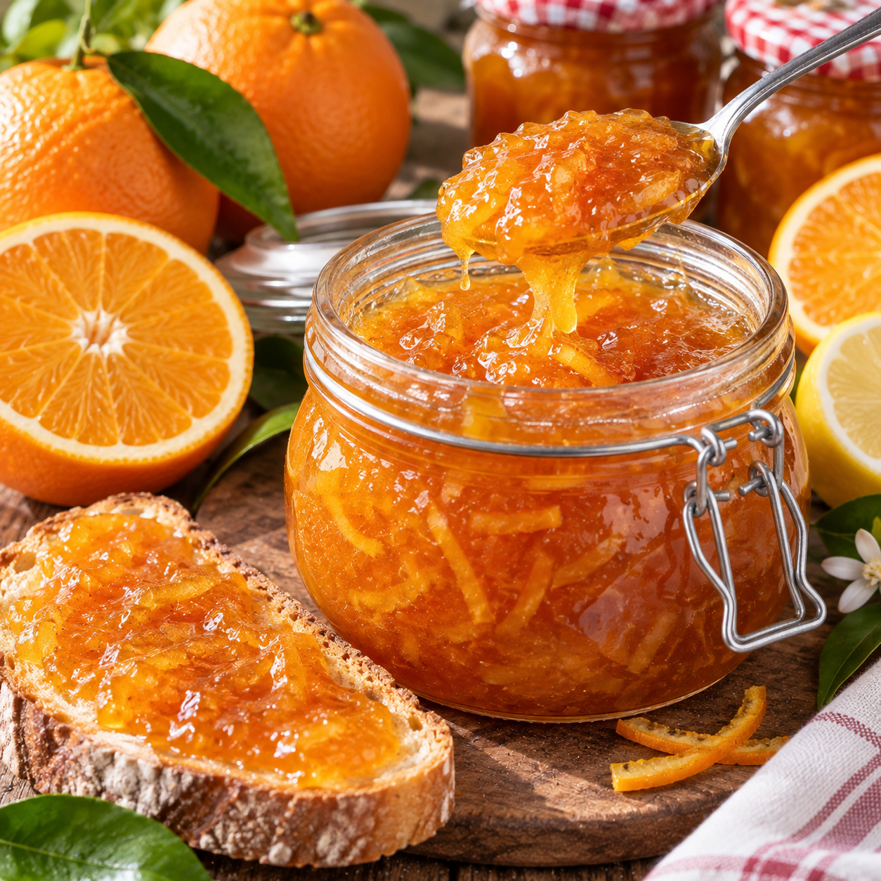 Confiture d’orange maison