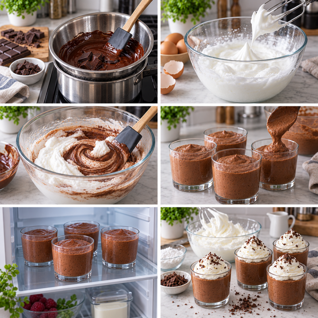 Mousse liégeoise au chocolat