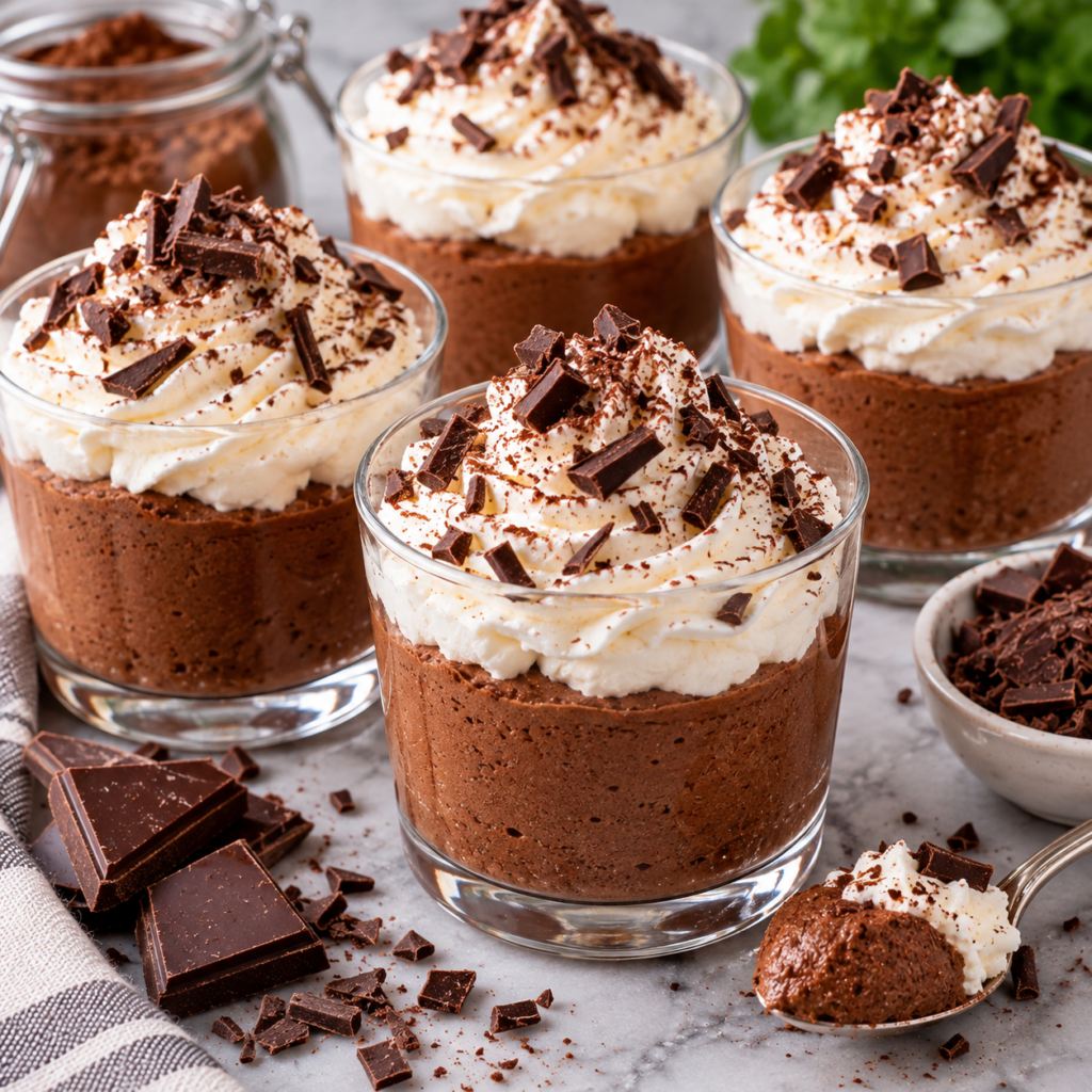 Mousse liégeoise au chocolat
