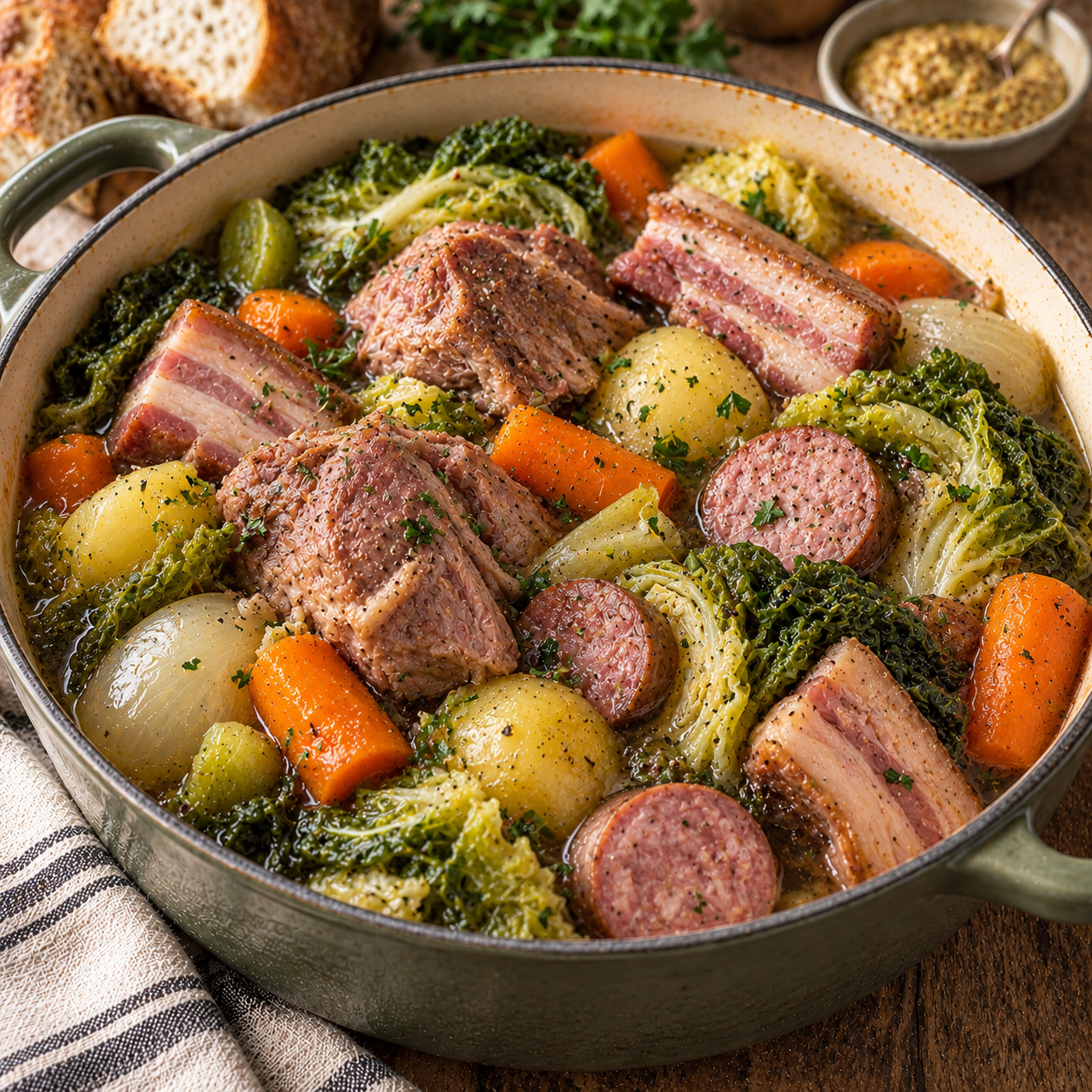 Potée auvergnate traditionnelle