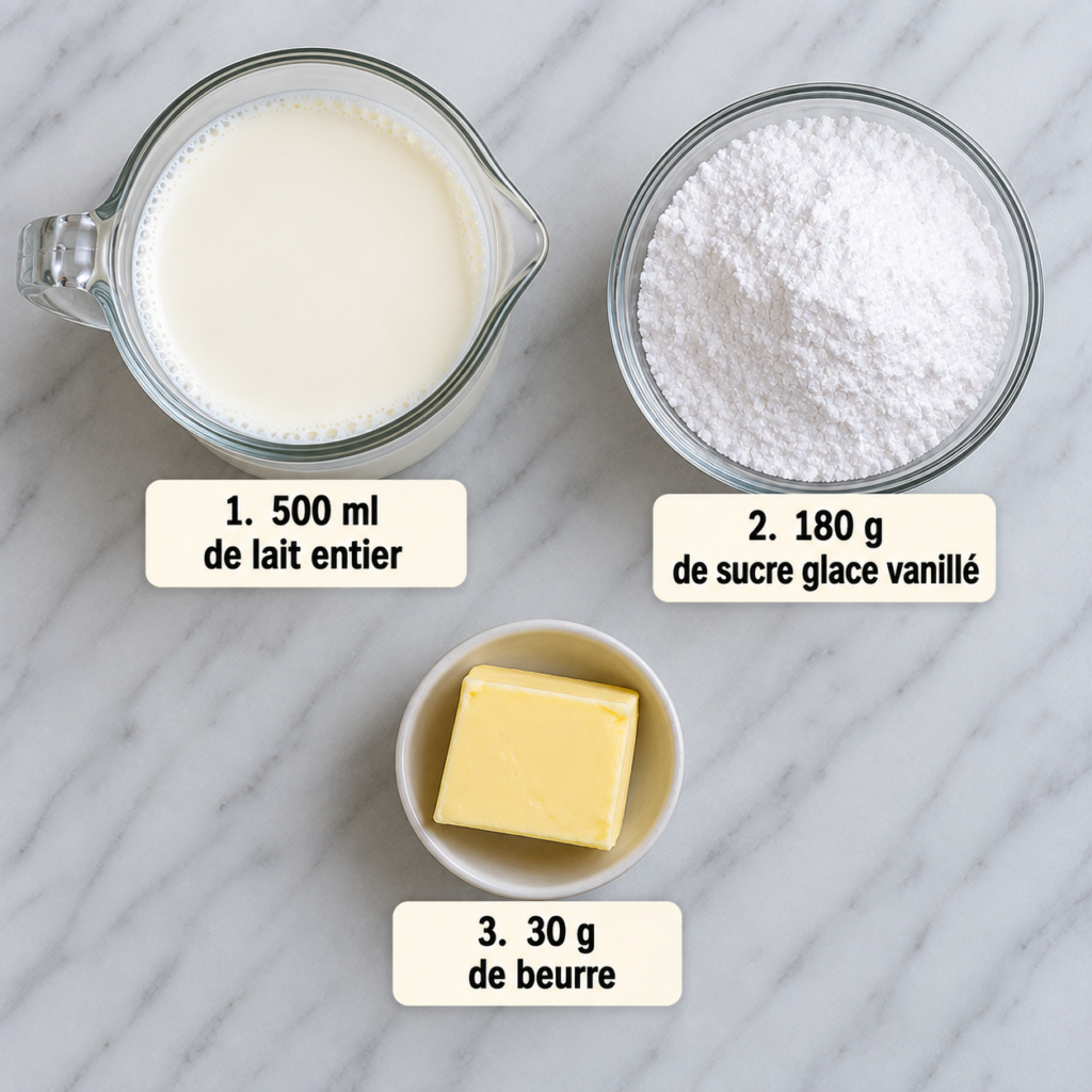 Lait concentré maison avec 3 ingrédients
