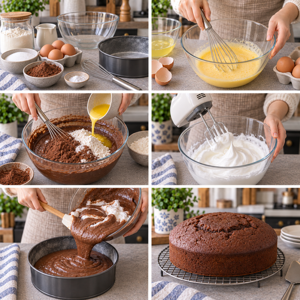 Gâteau au chocolat Nesquik