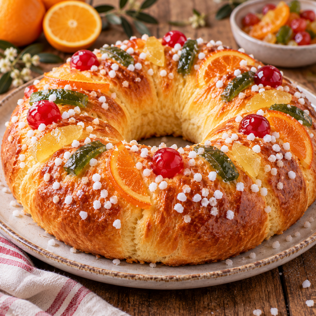Brioche des Rois provençale