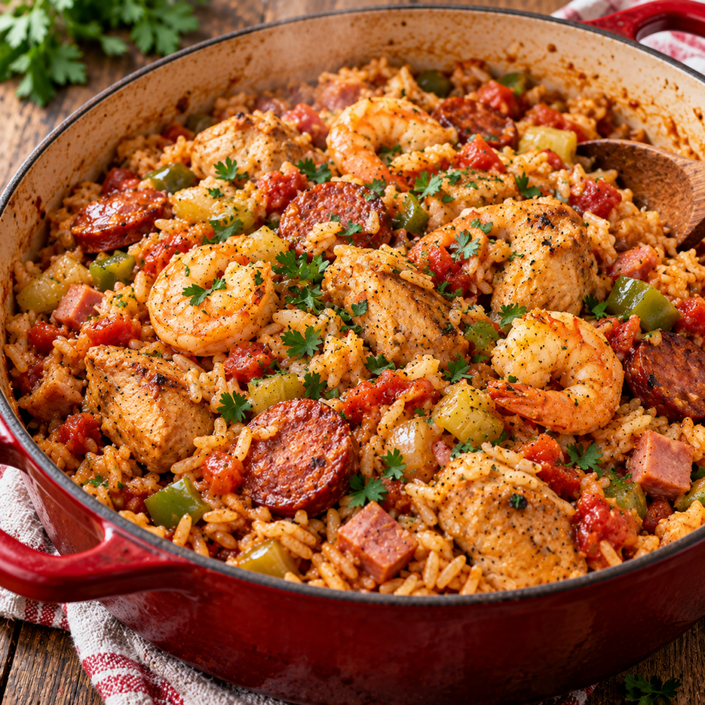 Jambalaya comme à la Nouvelle-Orléans