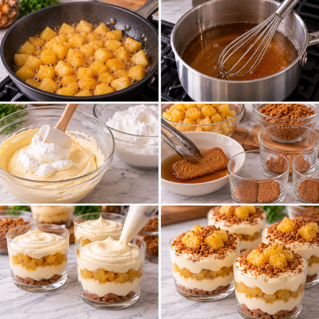 Tiramisu à l’Ananas et Spéculoos