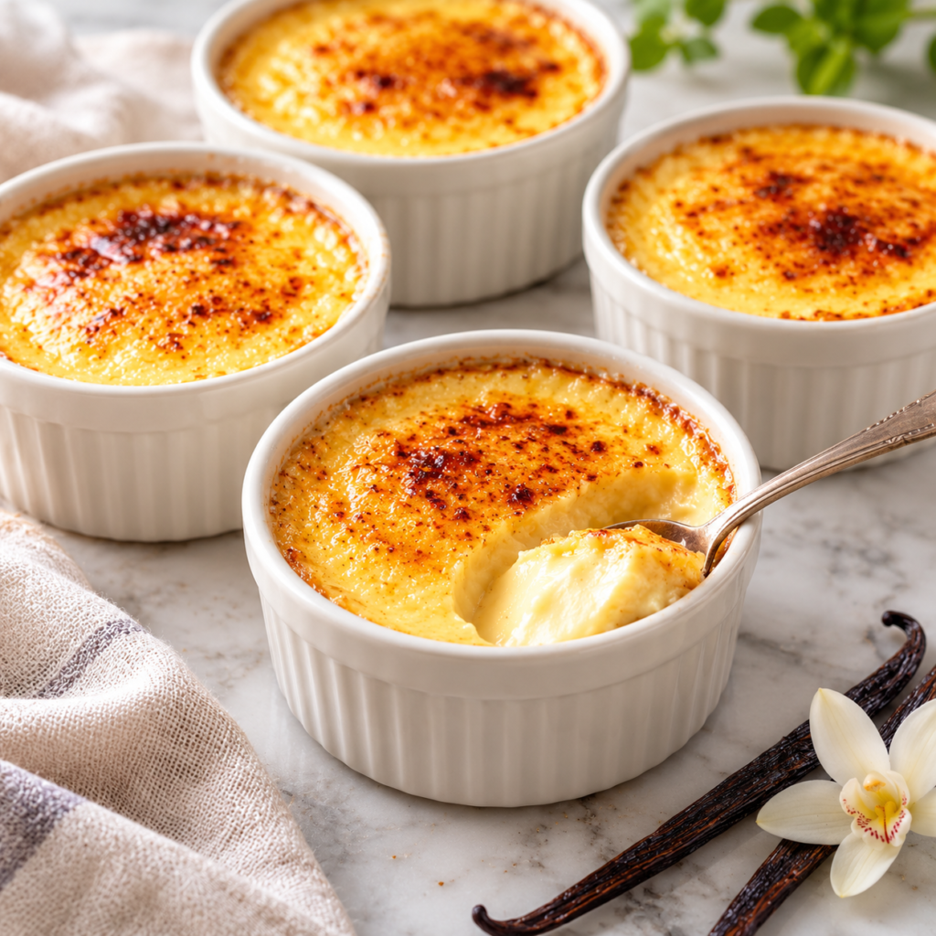 Petits flans de Mamie à l’Air Fryer