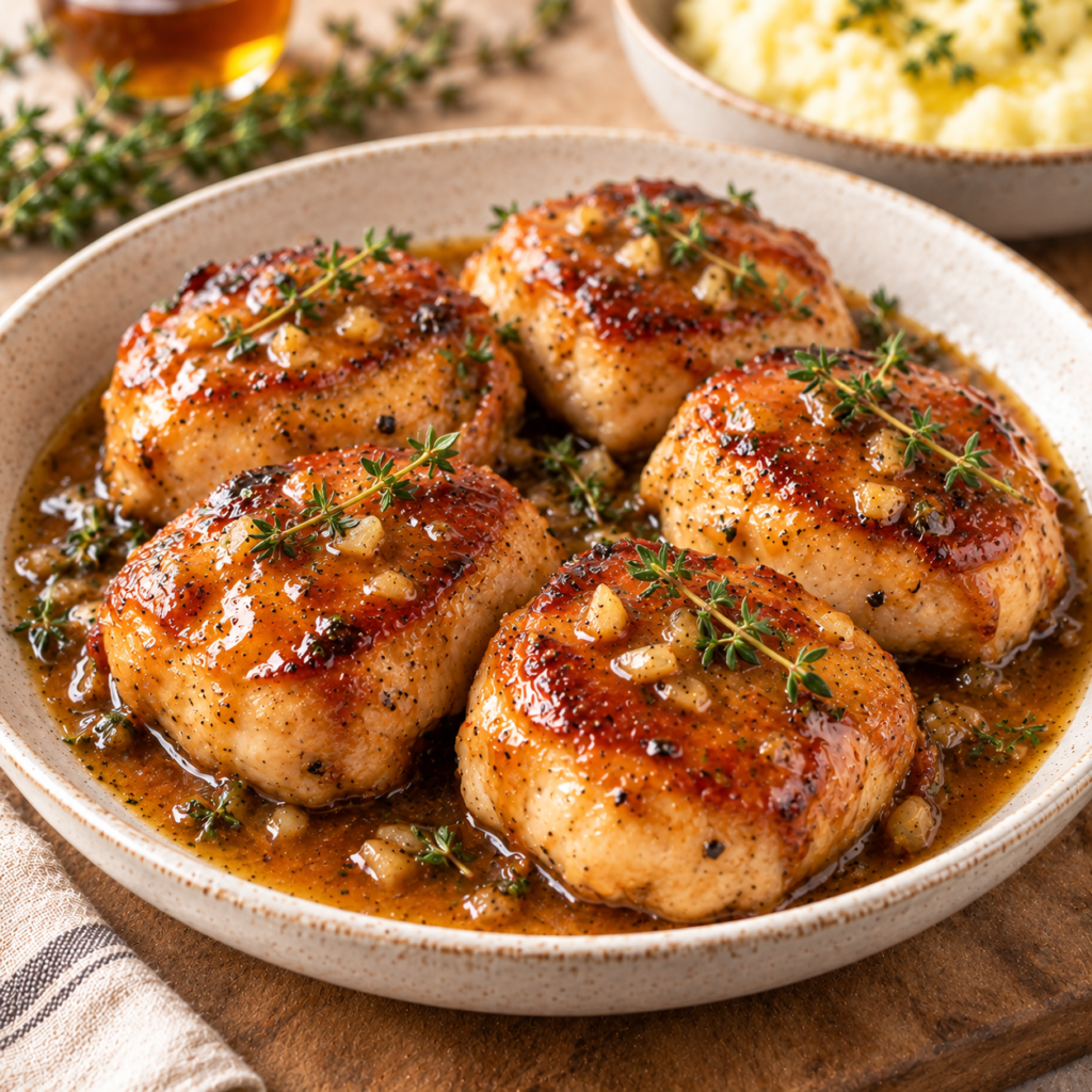 Tournedos de Poulet à l’Érable