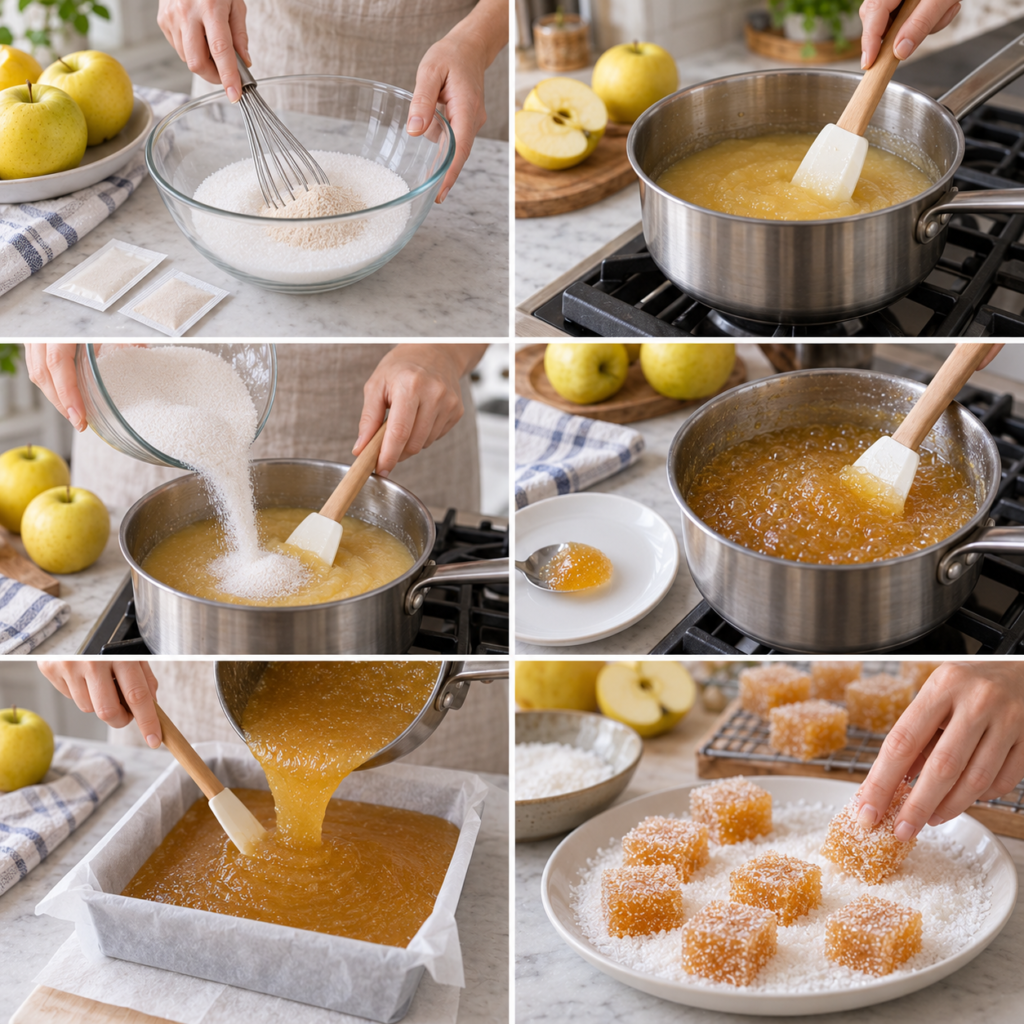 Pâtes de fruits à la pomme maison