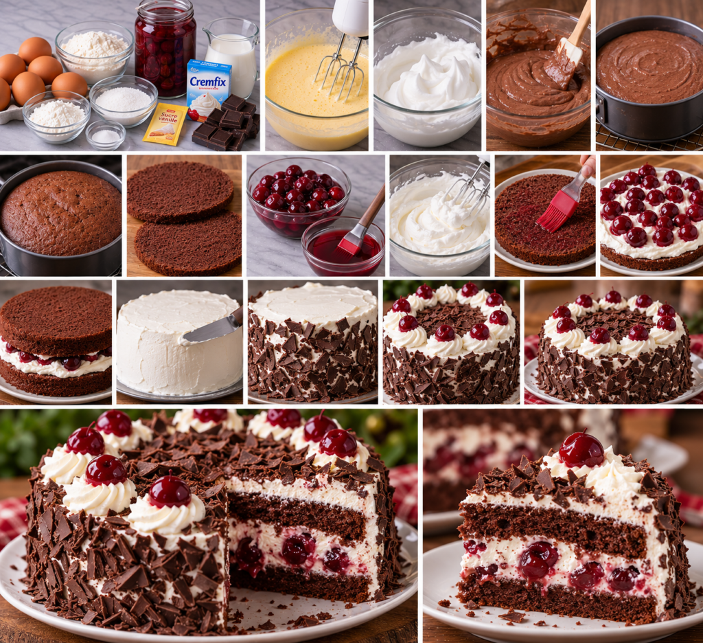 Forêt Noire Maison au Chocolat et aux Cerises